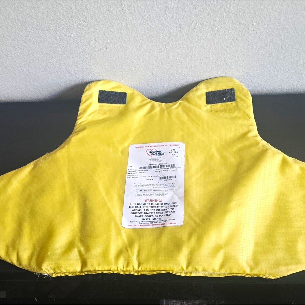Second Chance Ballistic Panel Insert - Model BA3A20-ZM03